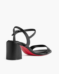 Miss Series - 55mm Leather Block Heel Sandals