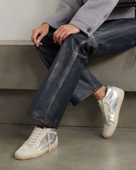 Women's Mid Star Leather Sneakers