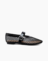 Mesh Mary Jane Flat Lightweight Sandals