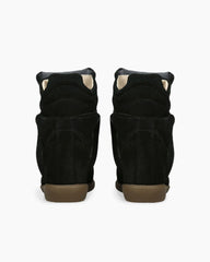 Bekett Suede and Leather High-Top Trainers