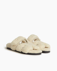 Chypre Plush Flat Sandal