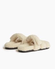 Chypre Plush Flat Sandal