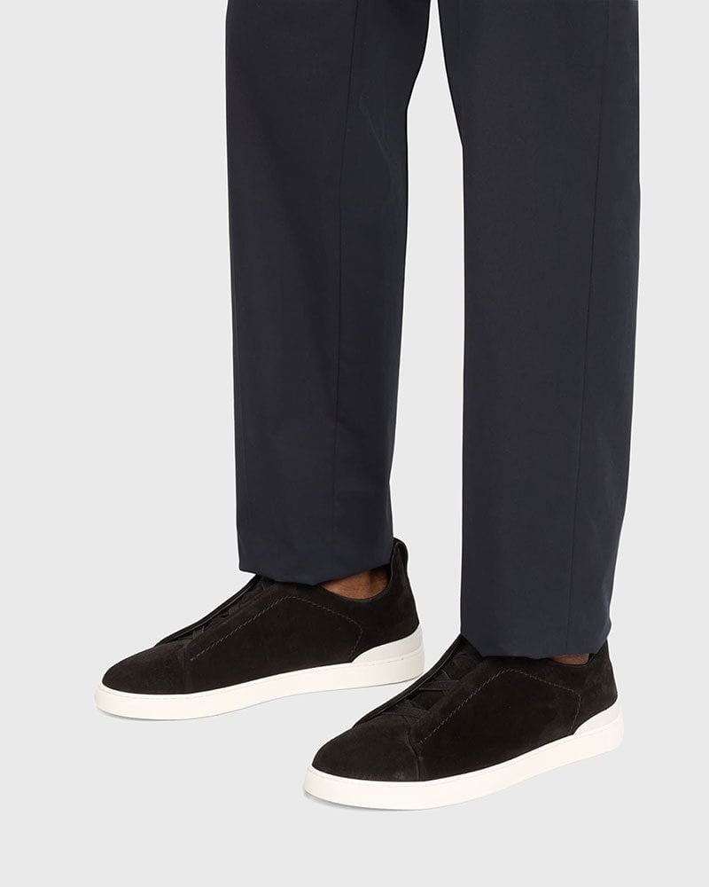 Men's Triple Stitch Suede Sneakers