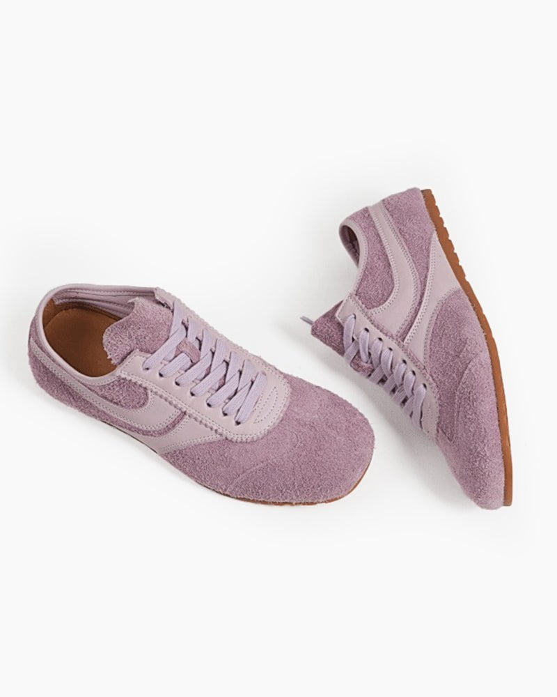 Color Pop Retro Suede Nappa Leather Sneakers