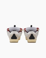 Curb Sneakers with Oversized Multicolor Laces