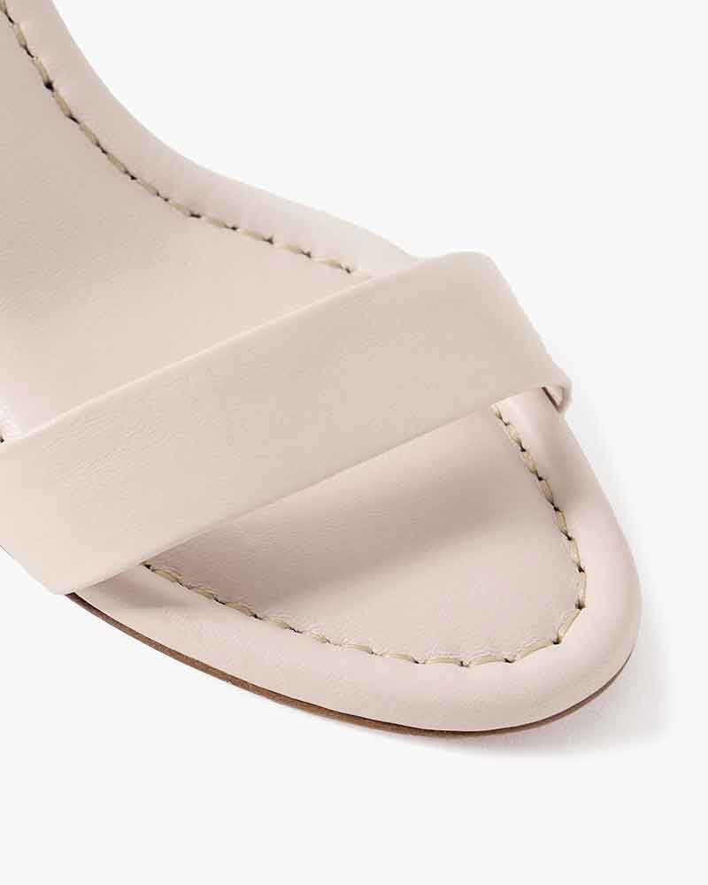 Miss Series - 55mm Leather Block Heel Sandals