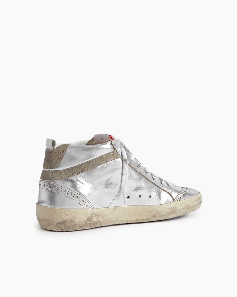Women's Mid Star Leather Sneakers