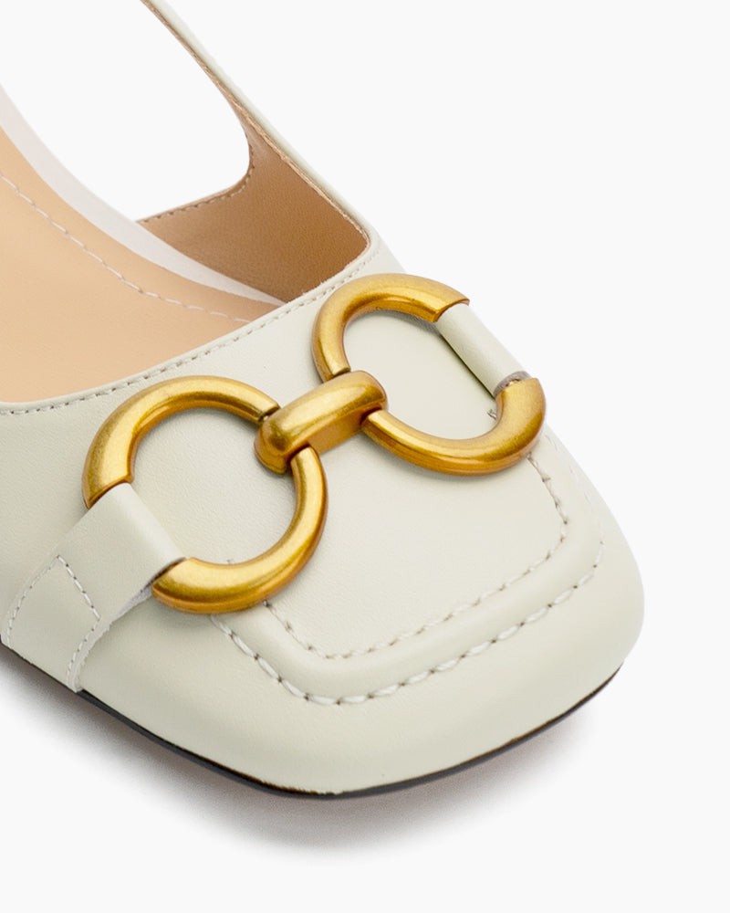 Slingback Block Heel Party Dress Sandals