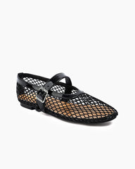 Mesh Mary Jane Flat Lightweight  Sandals