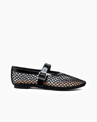 Mesh Mary Jane Flat Lightweight  Sandals