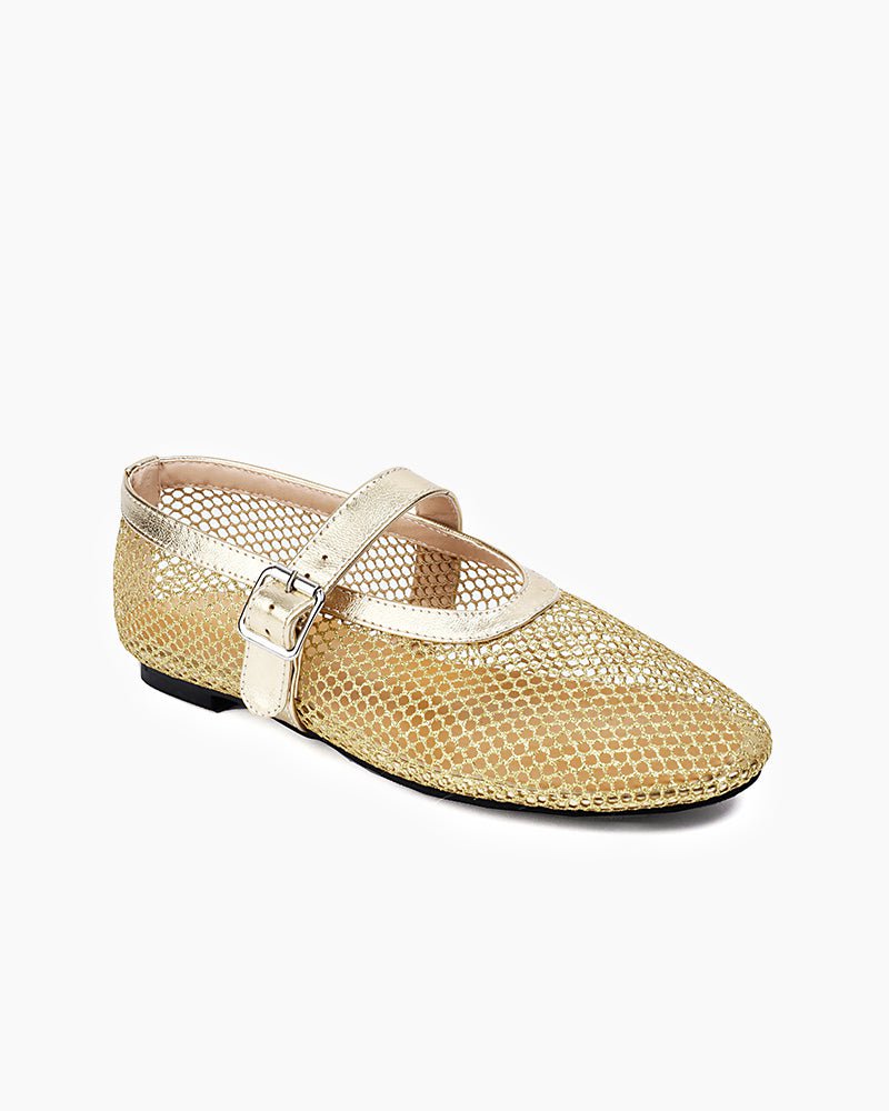 Mesh Mary Jane Flat Lightweight  Sandals