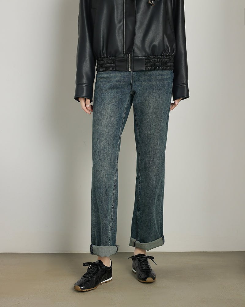 Contrast Nappa Leather Lightweight Sole Sneaker