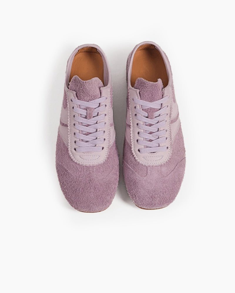 Color Pop Retro Suede Nappa Leather Sneakers