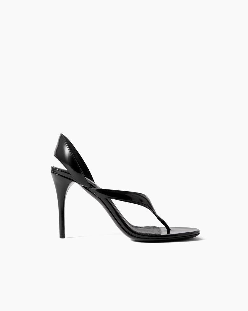 Infradito Sandals in Laminated Leather