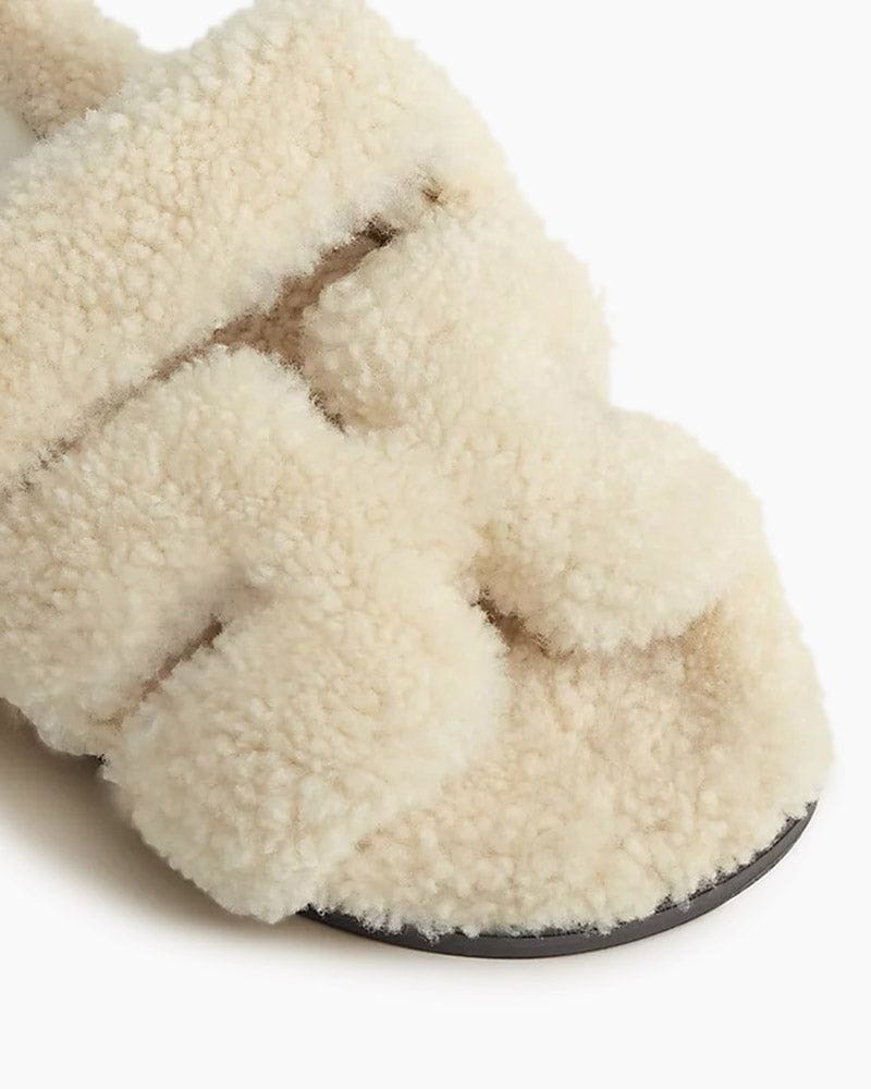 Chypre Plush Flat Sandal